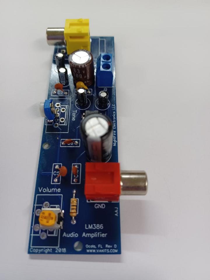 Electret Microphone Amplifier Kit (1695EM) NightFire Electronics LLC